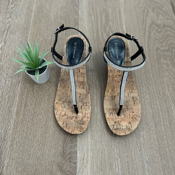 BCBG Black Wedges - Picture 3 of 4